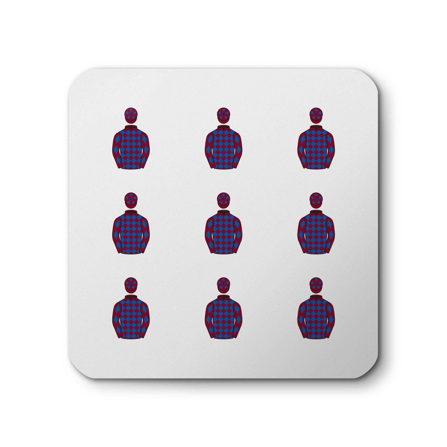 Sideways Syndicate Horse Racing Ceramic Coaster with Cork Base - Hacked Up Horse Racing Gifts