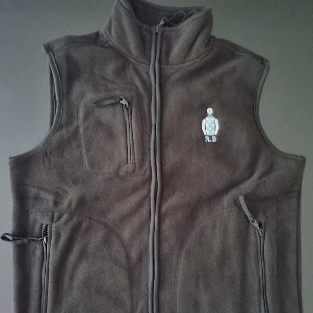 Embroidered Unisex Fleece Bodywarmers