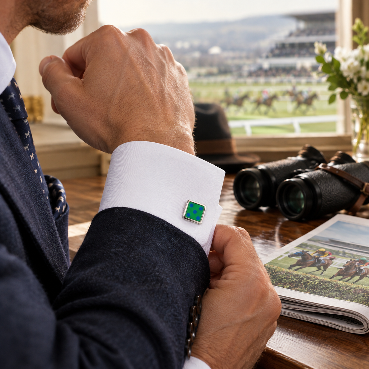 Horse Racing Cufflinks