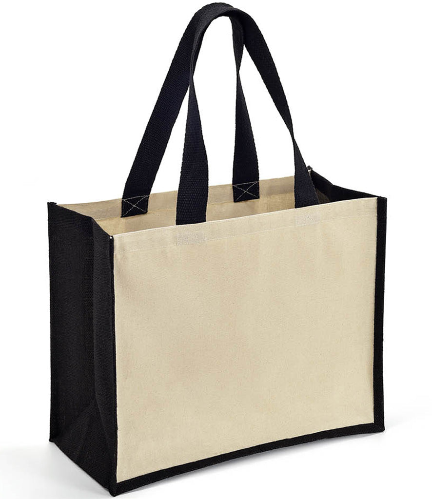 Jute and Canvas Shopper