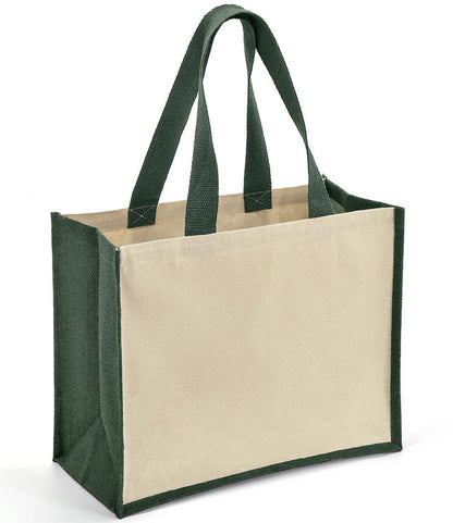 Jute and Canvas Shopper
