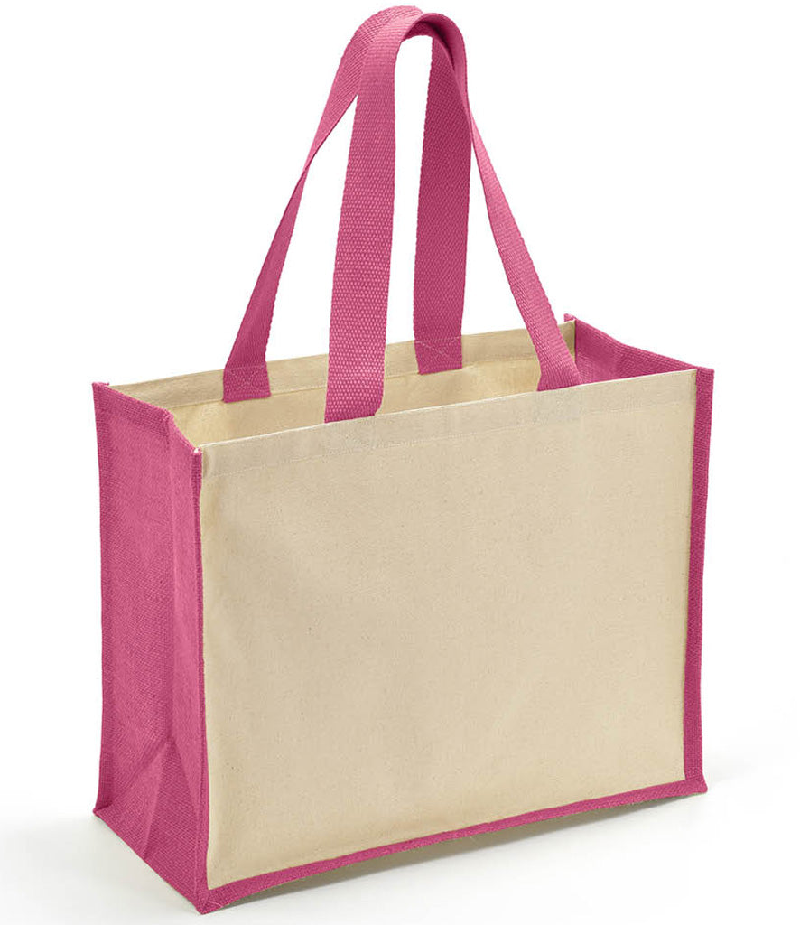 Jute and Canvas Shopper