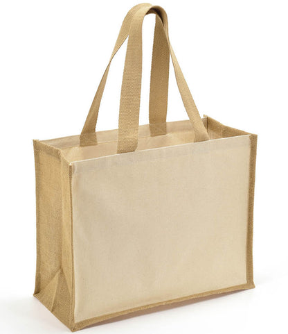 Jute and Canvas Shopper