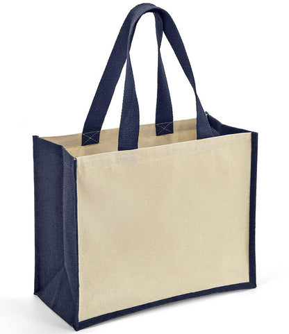 Jute and Canvas Shopper