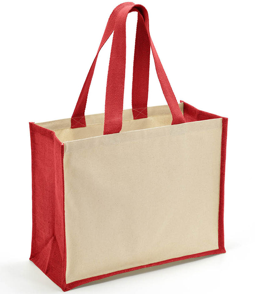Jute and Canvas Shopper