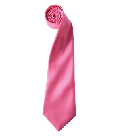Satin Tie with embroidered silks logo