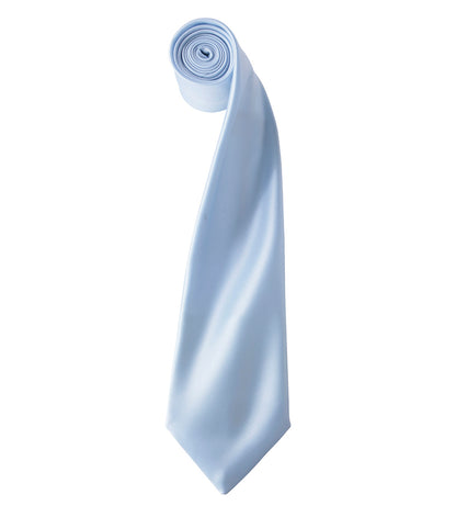 Satin Tie with embroidered silks logo