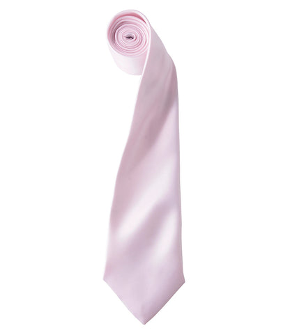 Satin Tie with embroidered silks logo