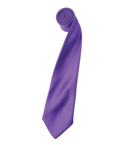 Satin Tie with embroidered silks logo