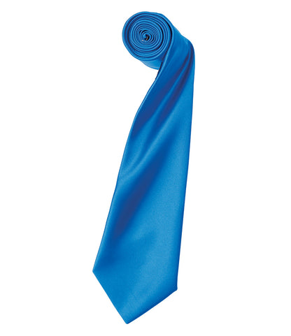 Satin Tie with embroidered silks logo