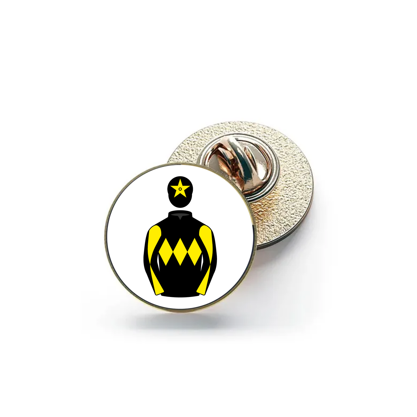 J P Romans Pin Badge