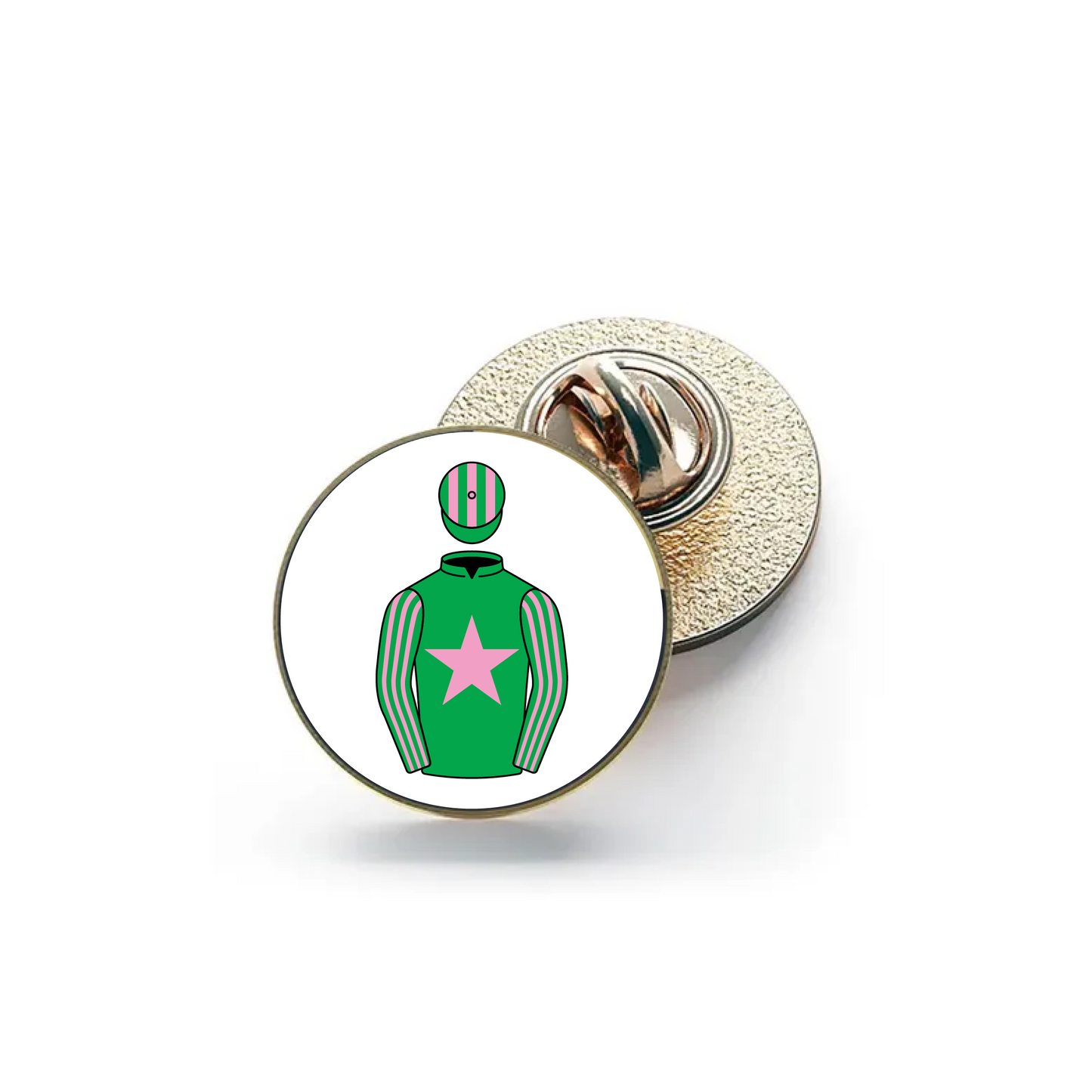 Gary and Linnet Woodward Pin Badge