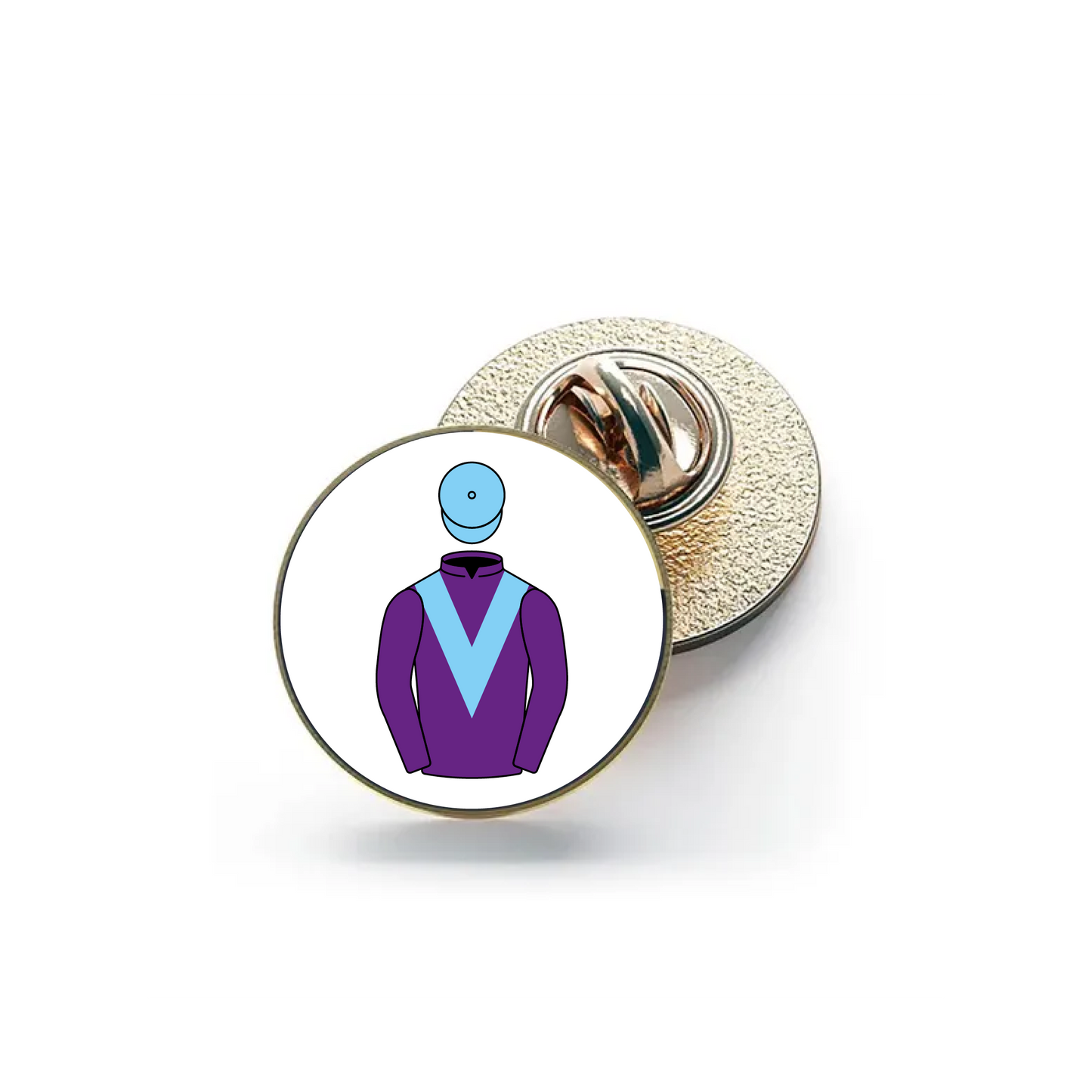 J C Smith Pin Badge