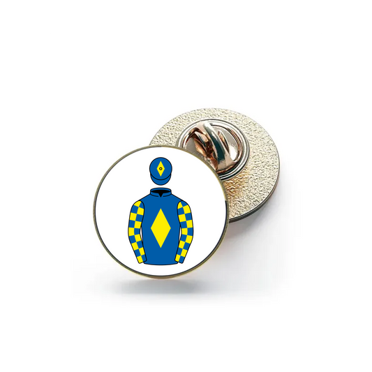 D Pryde J Beaumont DP Van der Hoeven Pin Badge