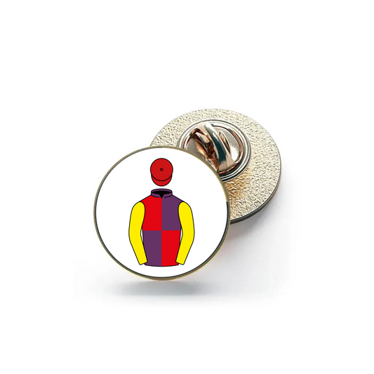 Brocade Racing Pin Badge