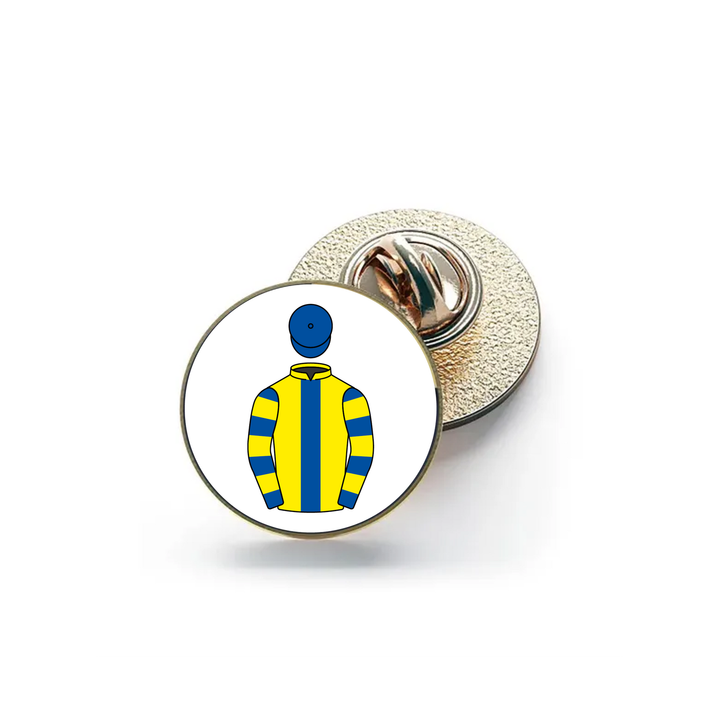 Mrs G Van Geest & M George Pin Badge