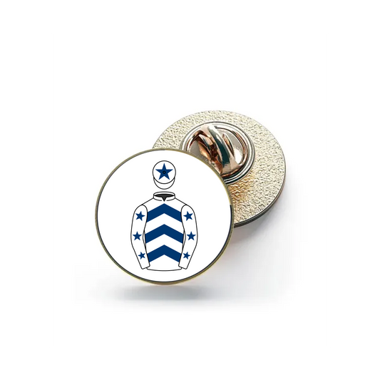Basher Watts Racing Pin Badge