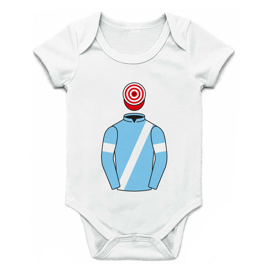 F Green And J Chinn Single Silks Baby Grow