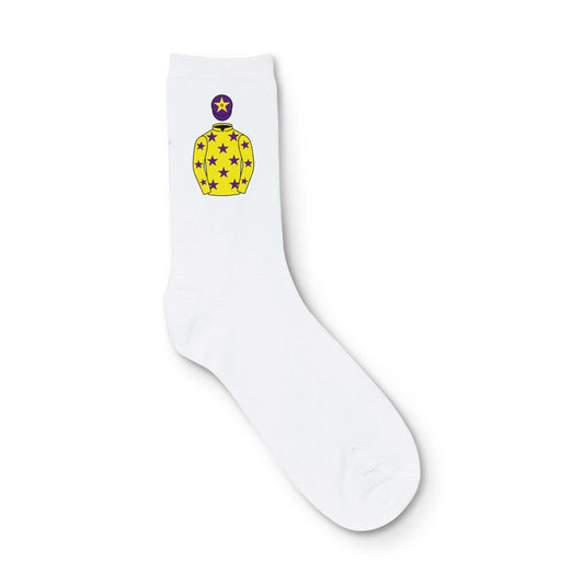 Hollywood Syndicate & Barnane Stud Printed Sock