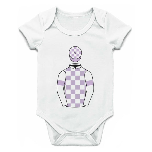 I F Gosden Single Silks Baby Grow