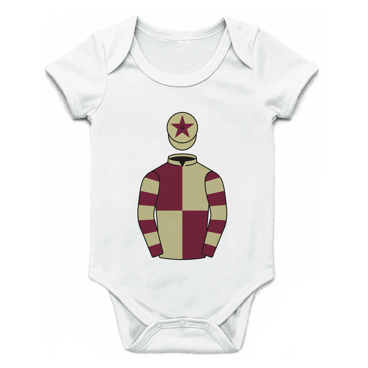 Jim and Claire Bryce Ltd Single Silks Baby Grow