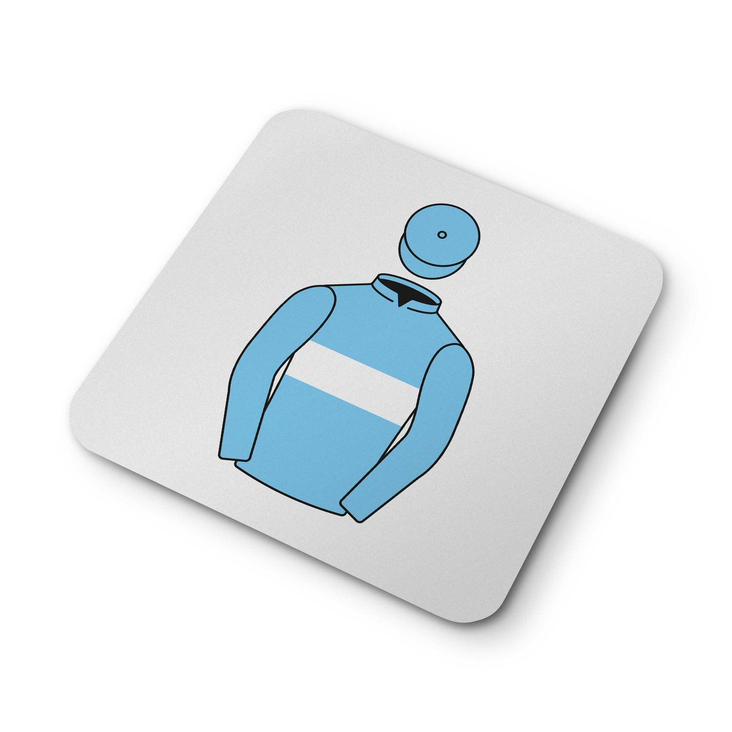 Light Blues Racing Ceramic Coaster