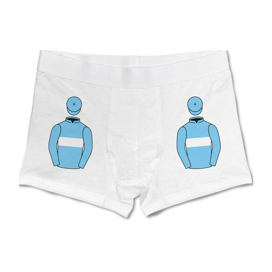 Light Blues Racing Mens Boxer Shorts