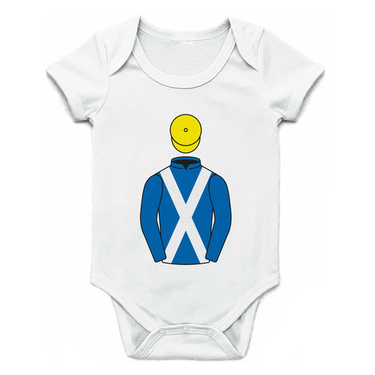 Little Lodge Farm and Dan Skelton Single Silks Baby Grow