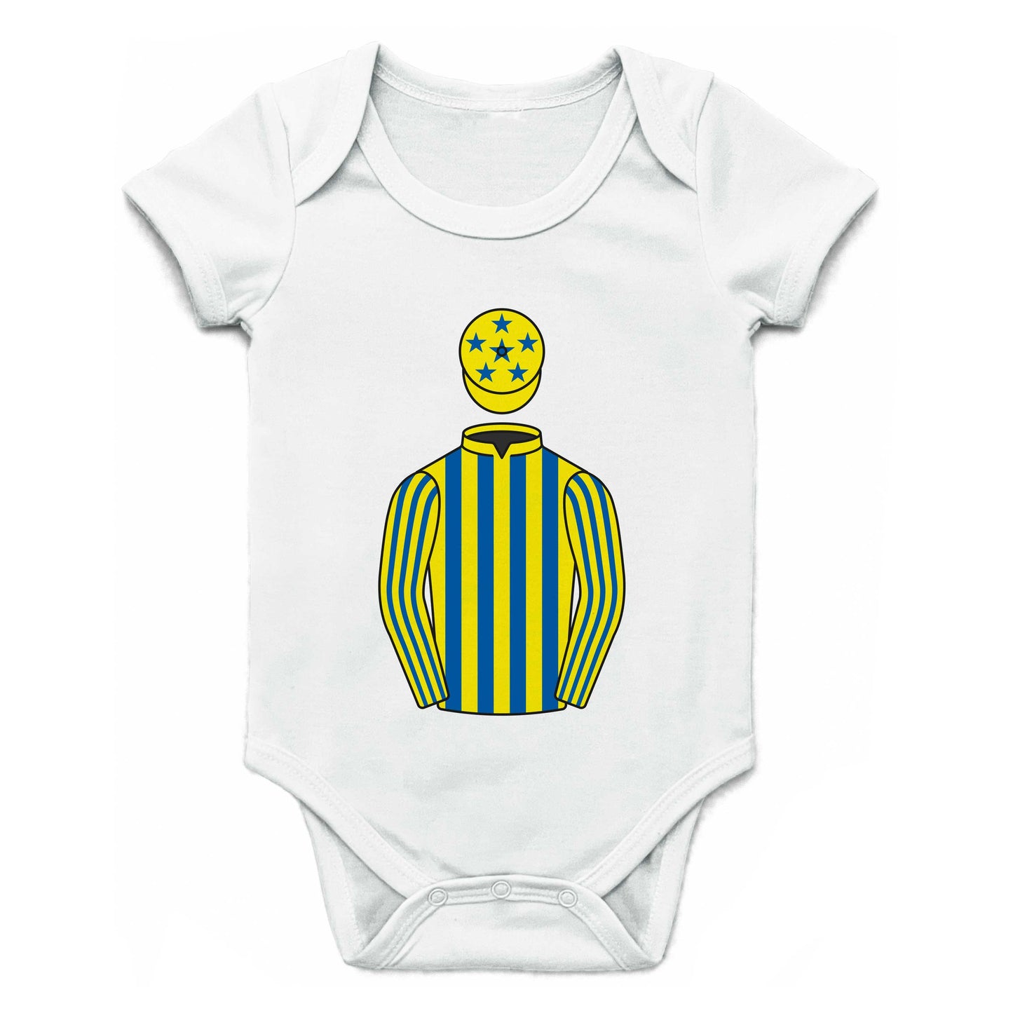 Michael Hilary Burke Single Silks Baby Grow