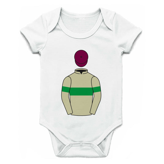 Mrs Georgia Morgan Single Silks Baby Grow