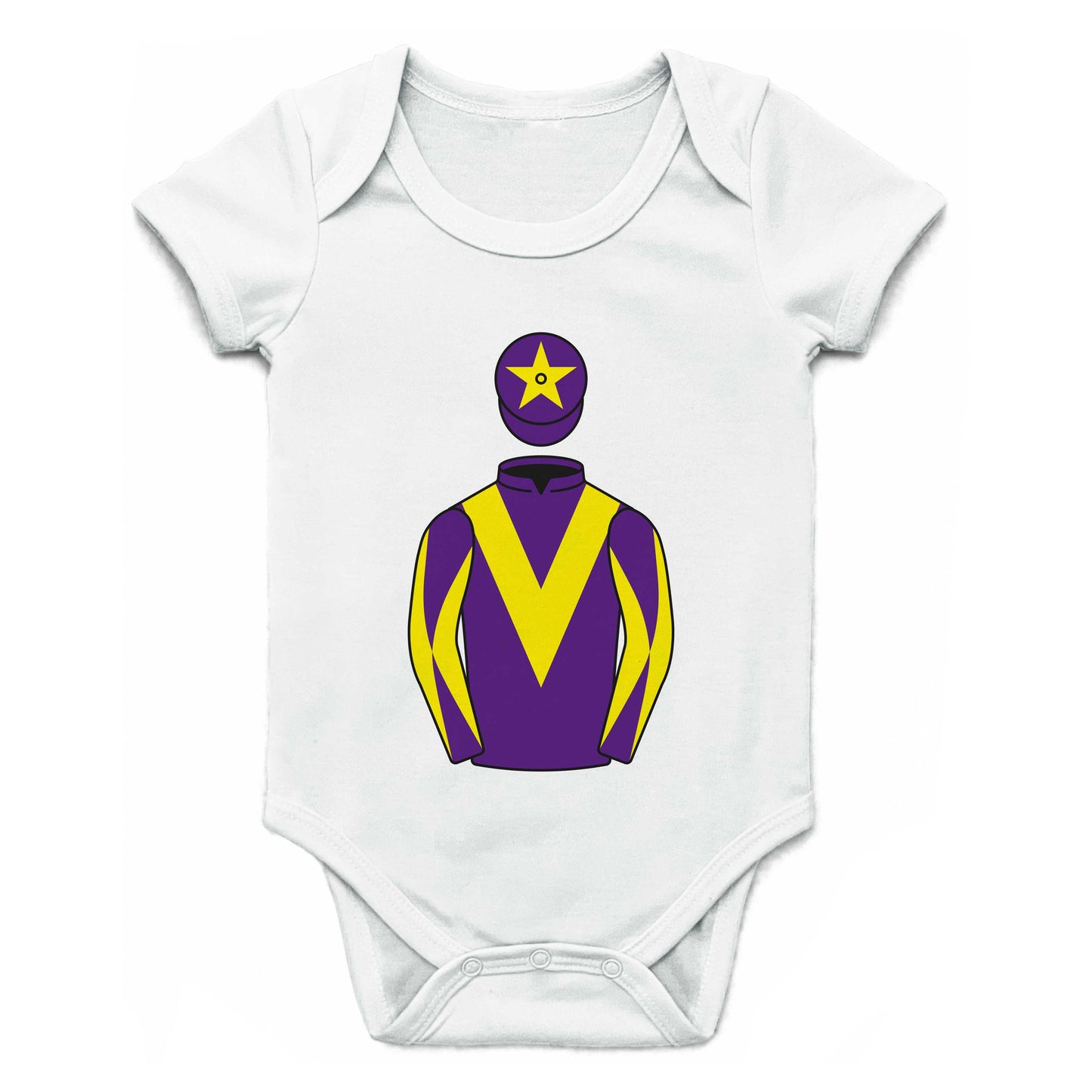 Ms Gwendoline M Clarke Single Silks Baby Grow