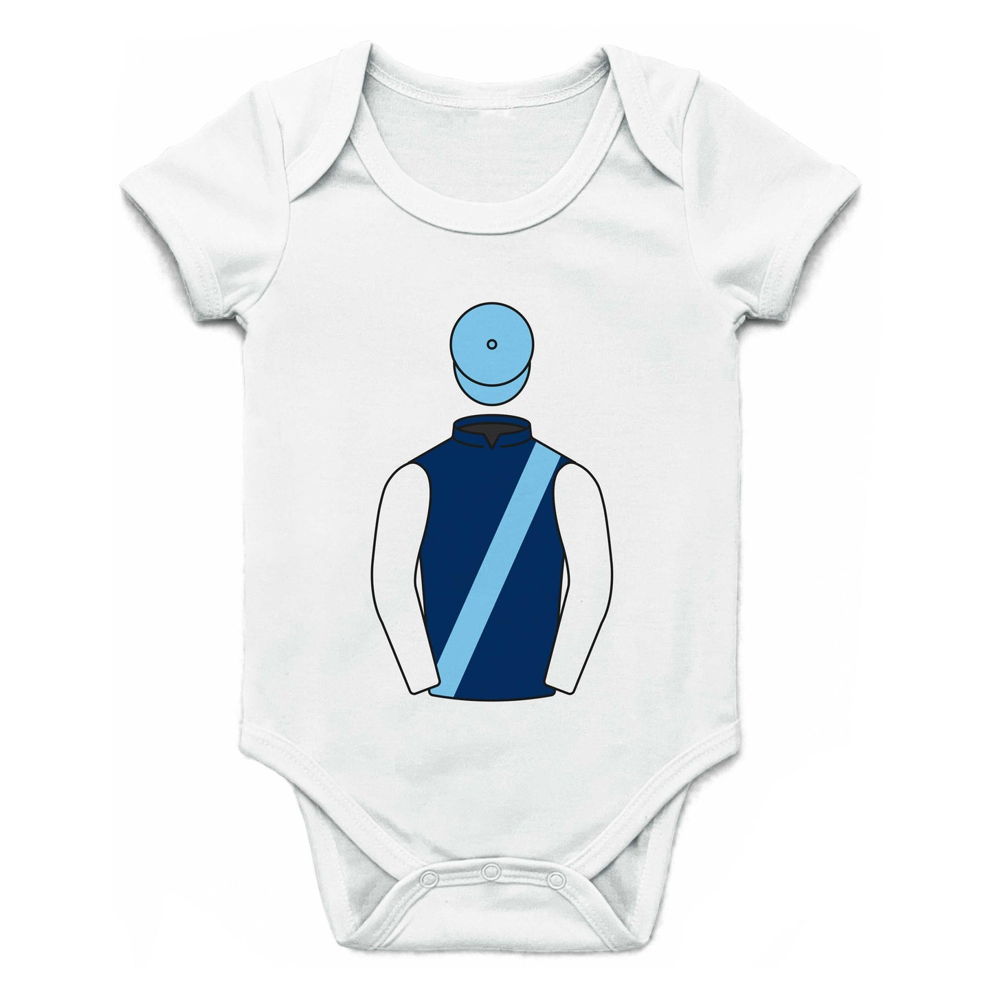 Neil Amith & Alfie Smith Single Silks Baby Grow