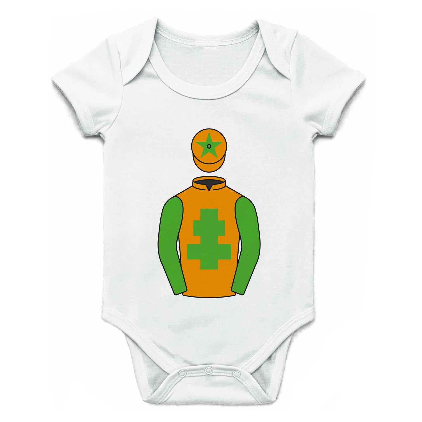 Neil and Jane Maltby Single Silks Baby Grow