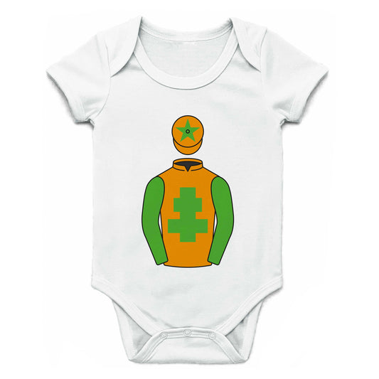 Neil and Jane Maltby Single Silks Baby Grow