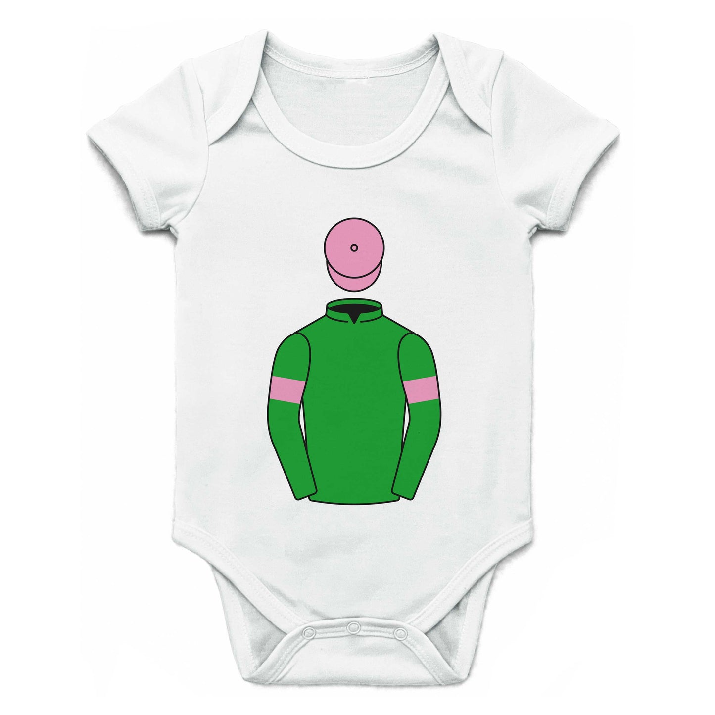 Nevers and Stockton Hall Farm Racing Single Silks Baby Grow