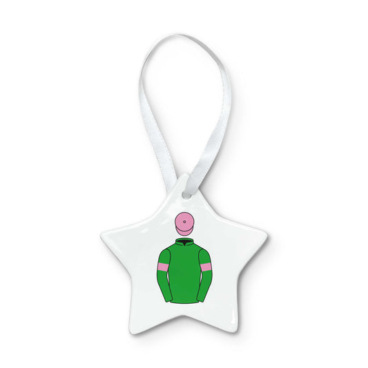 Nevers and Stockton Hall Farm Racing Christmas Tree Decoration