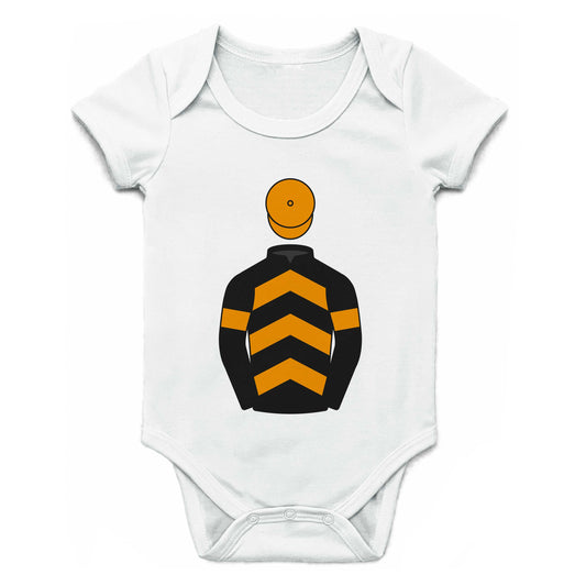 OLBG Racing Club Single Silks Baby Grow