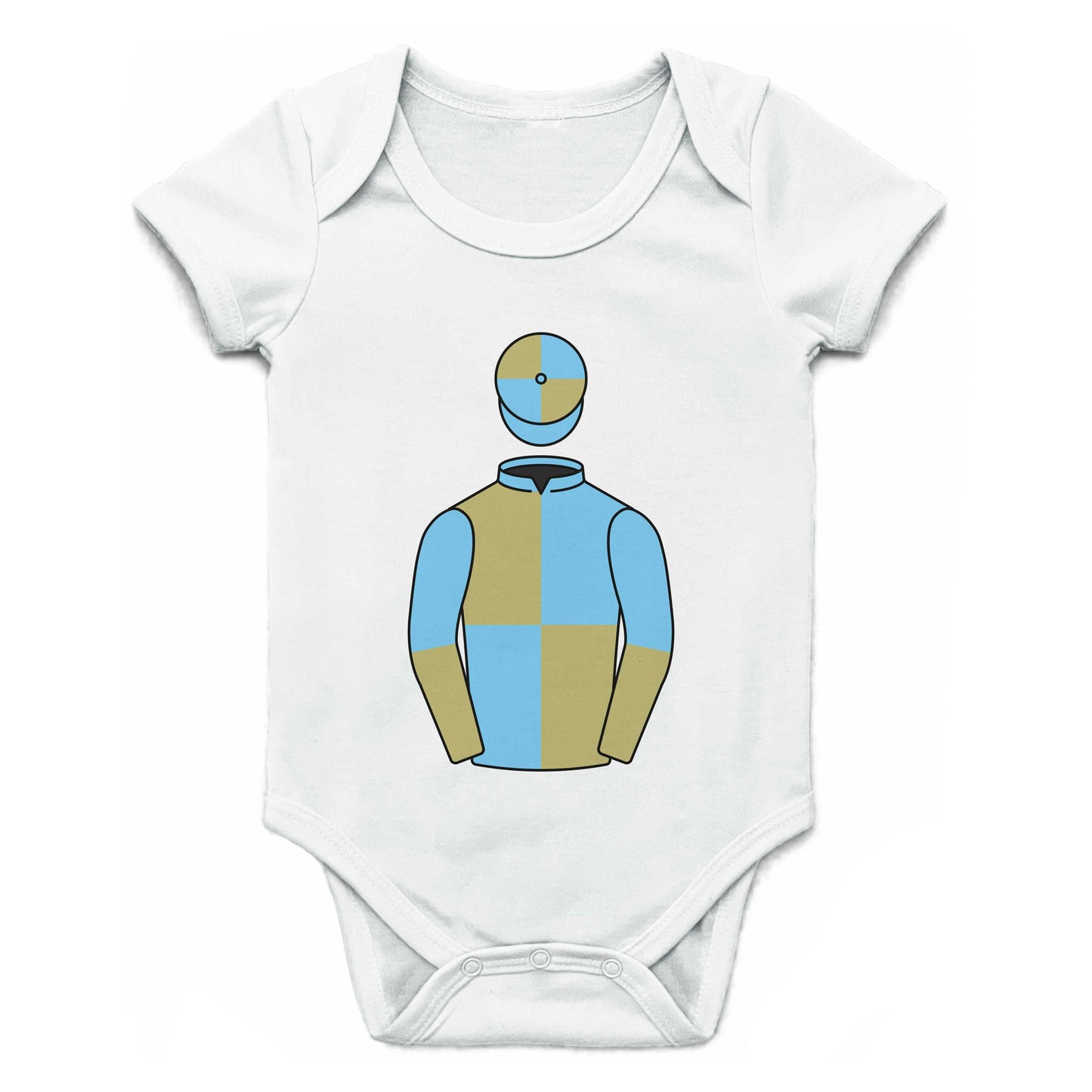 On The Bill Syndicate Single Silks Baby Grow