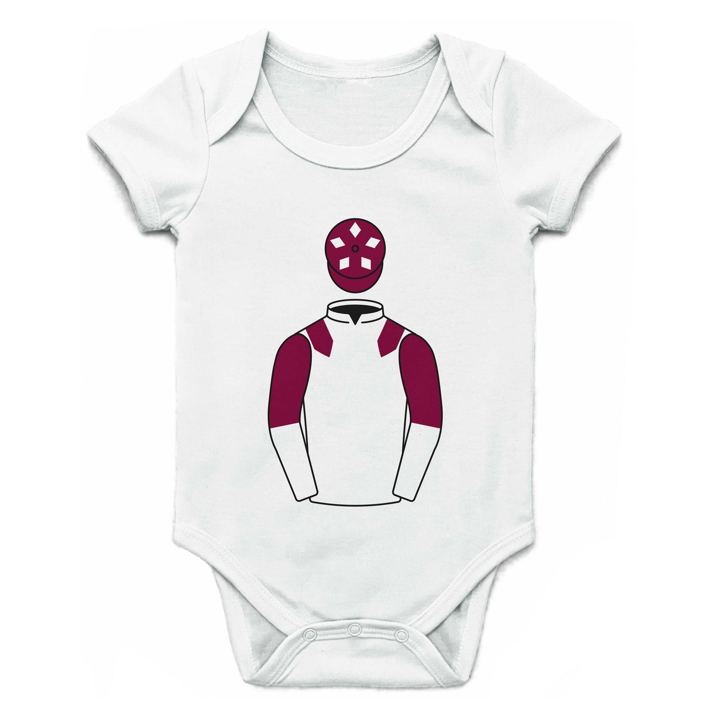 Patrick Rabbitt Single Silks Baby Grow