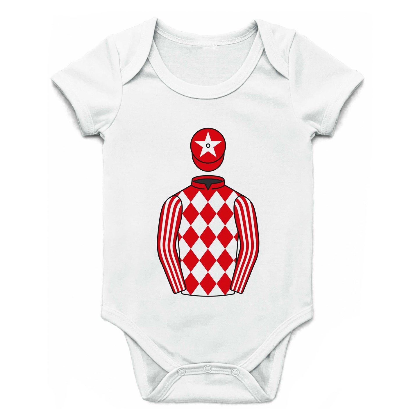 Racehorse Ownership Single Silks Baby Grow