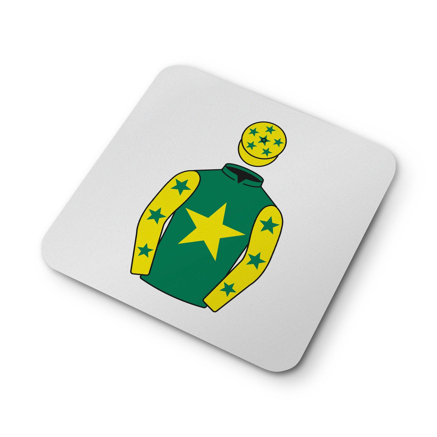 Racing To Profit Ceramic Coaster