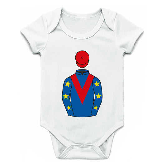Rebecca Curtis Racing Single Silks Baby Grow