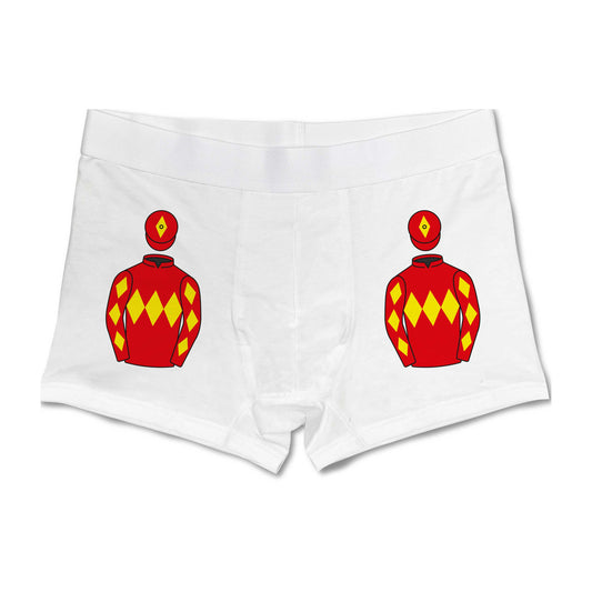 Steve and Jackie Fleetham Mens Boxer Shorts