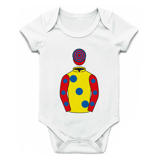 Top Man Racing Syndicate Single Silks Baby Grow