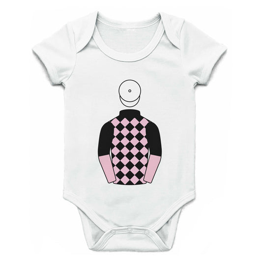 William Hurley & Mrs Aisling Hurley Single Silks Baby Grow