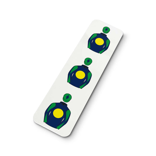Winter Gold Racing Bookmark