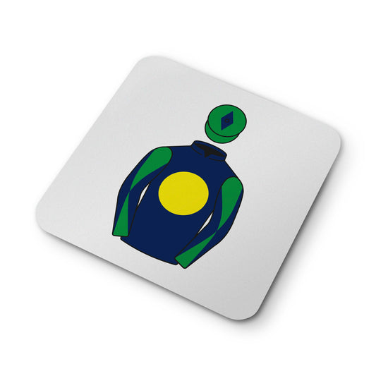 Winter Gold Racing Ceramic Coaster