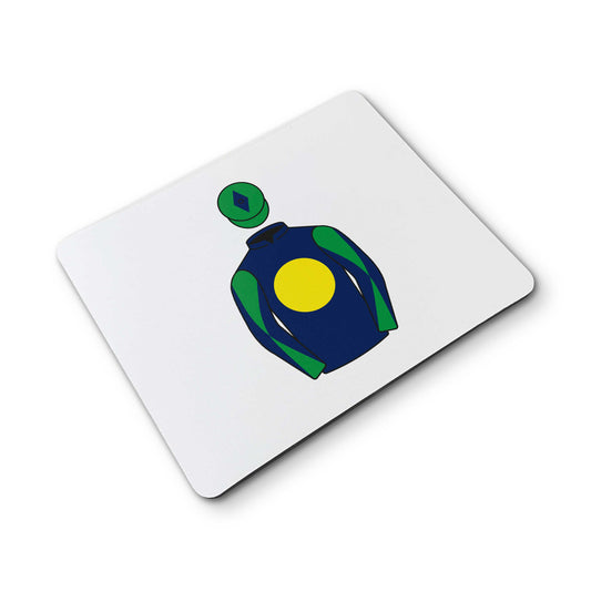 Winter Gold Racing Mouse Mat