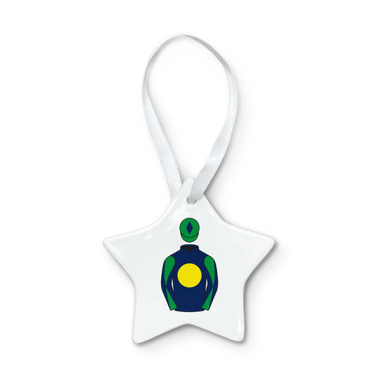Winter Gold Racing Christmas Tree Decoration