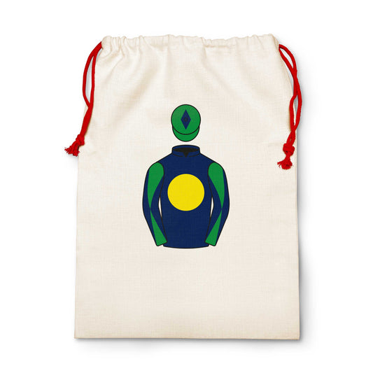 Winter Gold Racing Christmas Sack
